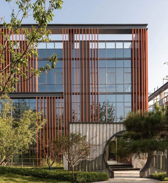 中式外立面设计效果图