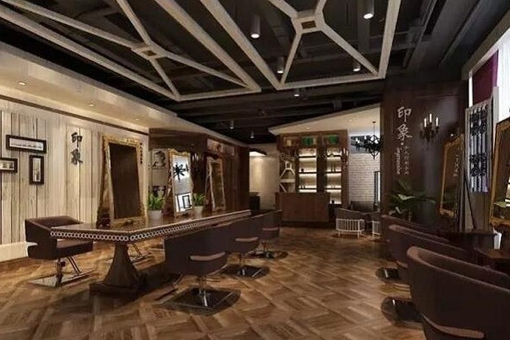 昆明美发店装修设计装修效果图