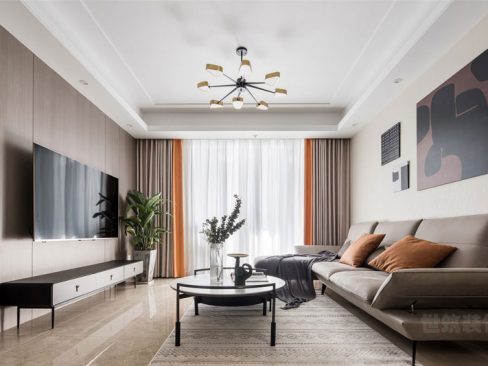 云南丽江简约风格家居装修客厅效果图