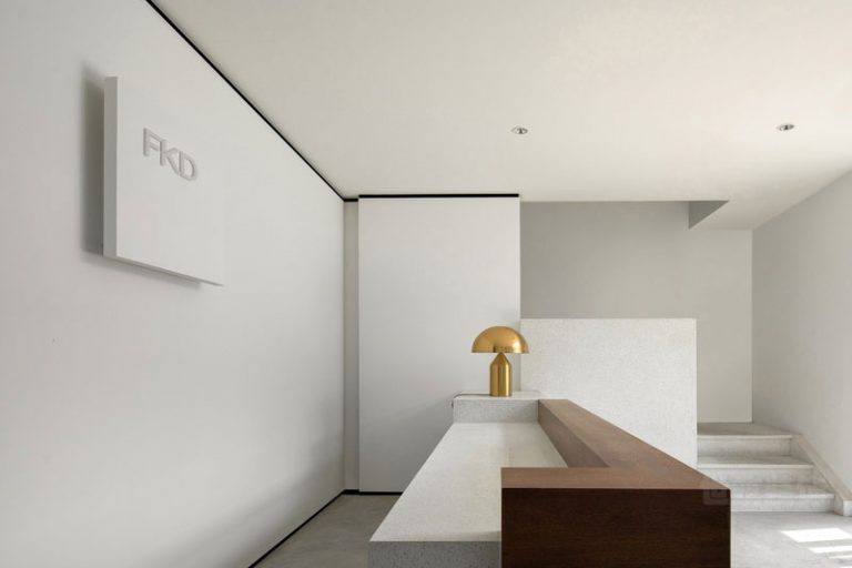 昆明东川区简约风格办公室装修设计图前厅效果图