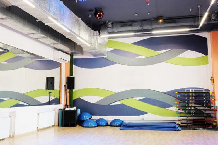 昆明盘龙区工业风舞蹈工作室装修设计舞蹈室效果图