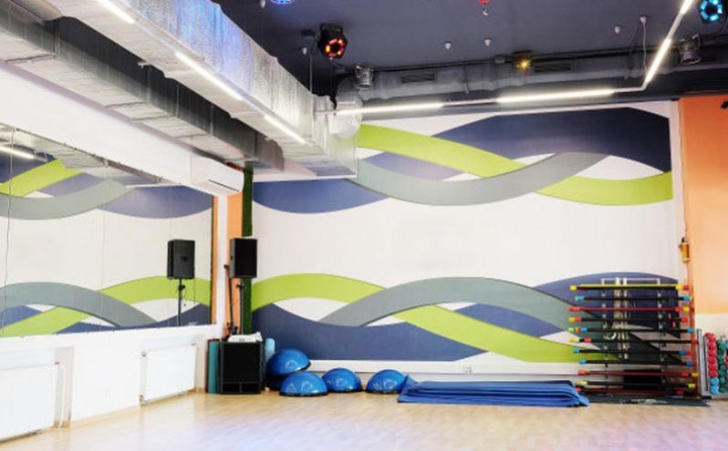 昆明盘龙区工业风舞蹈工作室装修设计舞蹈室效果图