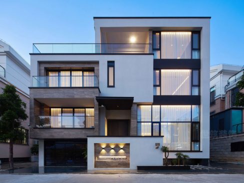 云南丽江极简现代风家居装修外观效果图