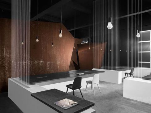 云南工业风办公室装修实景图前厅效果图