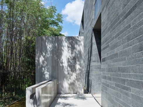 昆明盘龙区极简新中式家居装修设计效果图室外景观设计图