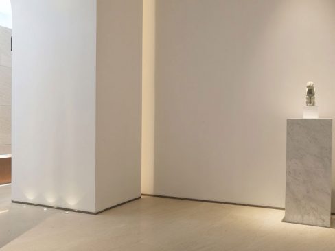 昆明五华区极简风格办公室装修设计图过道效果图