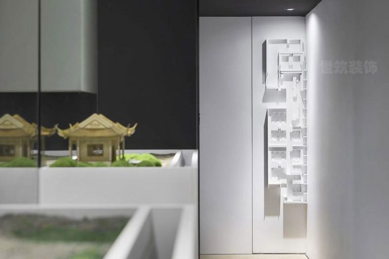 昆明水墨中式风办公室装修设计过道效果图