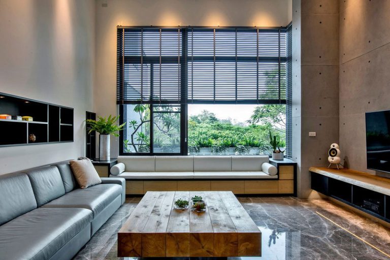 昆明盘龙区极简中式新房装修客厅效果图