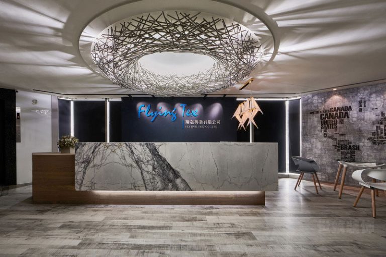 云南楚雄现代工业风办公室装修设计效果图前厅装修图