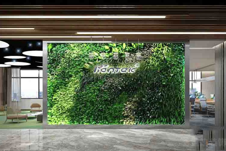 昆明田园风办公室装修案例大堂效果图