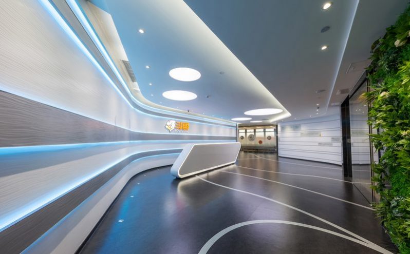 昆明盘龙区直播室装修设计前厅效果图