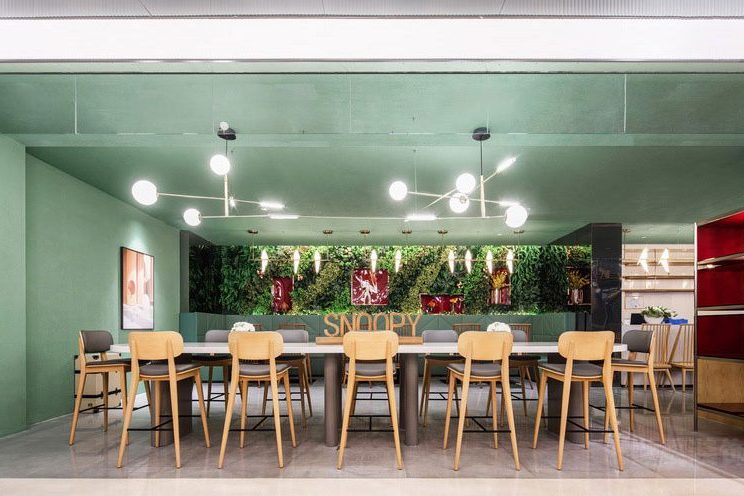 昆明官渡区轻奢风新房装修餐厅效果图