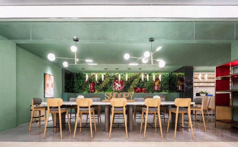 昆明官渡区轻奢风新房装修餐厅效果图