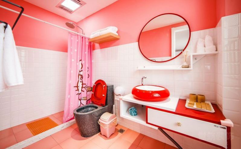 昆明晋宁区中式简约风二手房旧房装修洗手间效果图