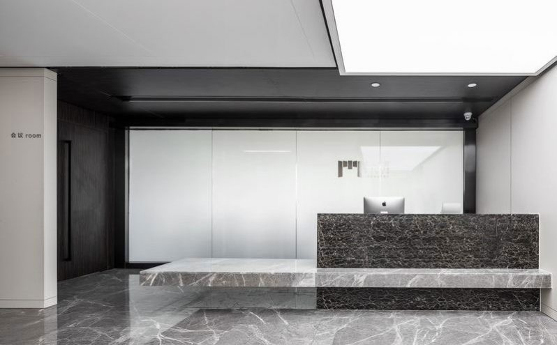 昆明五华区现代风格办公室设计案例前厅效果图 昆明五华区现代风格办公室设计案例前厅效果图