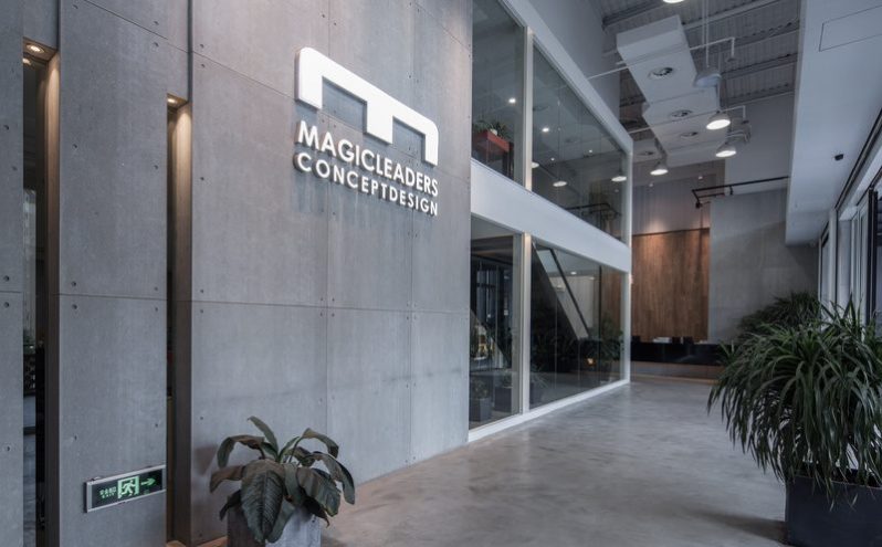 昆明极简工业风动漫培训中心装修前厅设计图 昆明极简工业风动漫培训中心装修前厅设计图