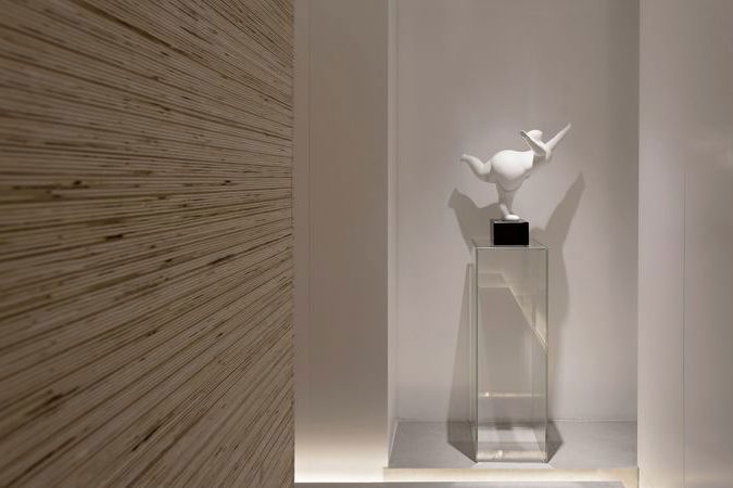 简约现代办公室装修过道效果图