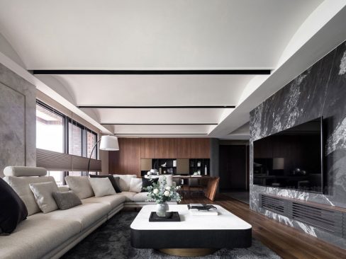 云南西双版纳现代极简风家居装修客厅效果图客厅装修图