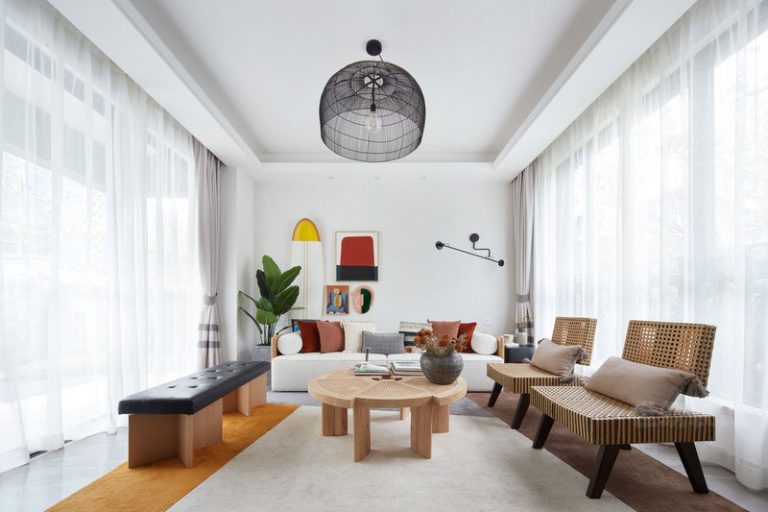 昆明官渡区东南亚风格新房装修客厅效果图