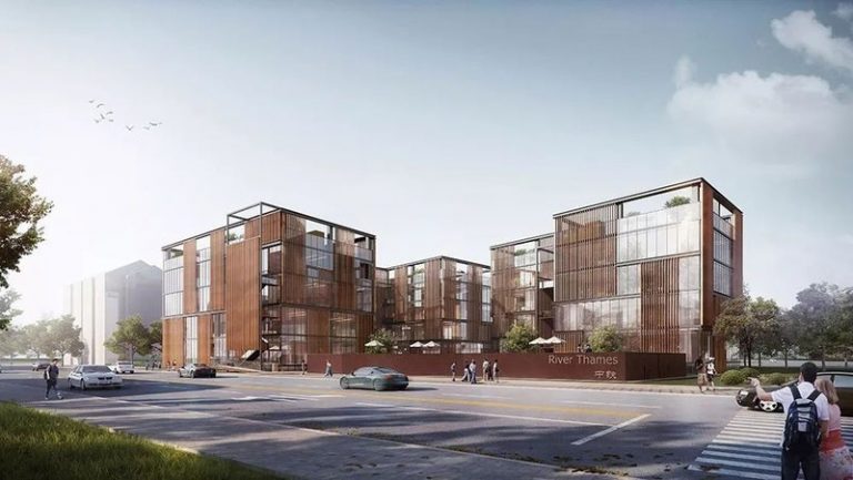 云南西双版纳现代风格办公室装修设计效果图外观设计图