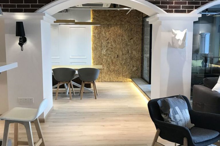 昆明五华区后现代办公室装修休闲区效果图