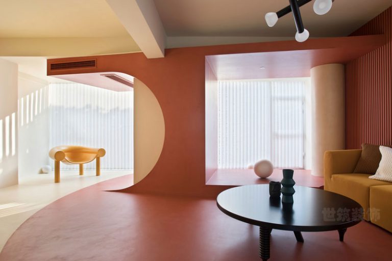 昆明西山区后现代极简风家装工程装修案例客厅效果图