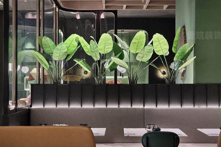 昆明官渡区新中式民宿酒店设计餐厅效果图