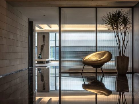 昆明盘龙区培训机构设计案例前厅装修图