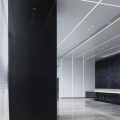昆明玉溪现代风格办公室装修公司案例前厅效果图