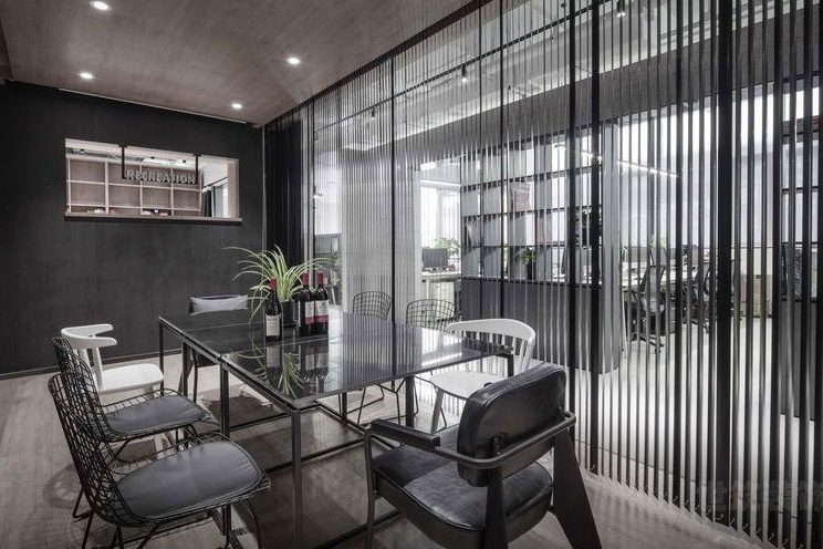 昆明东川区美式轻奢风二手房旧房装修接待区效果图