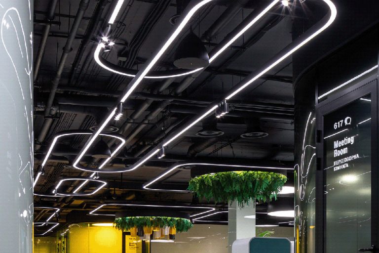 北欧工业风办公场所公共休闲区装修图