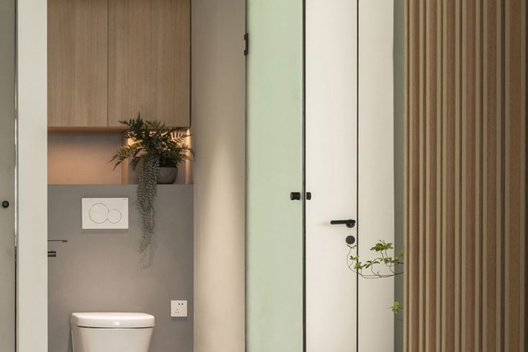 北欧极简风格家庭住宅卫生间装饰装修图