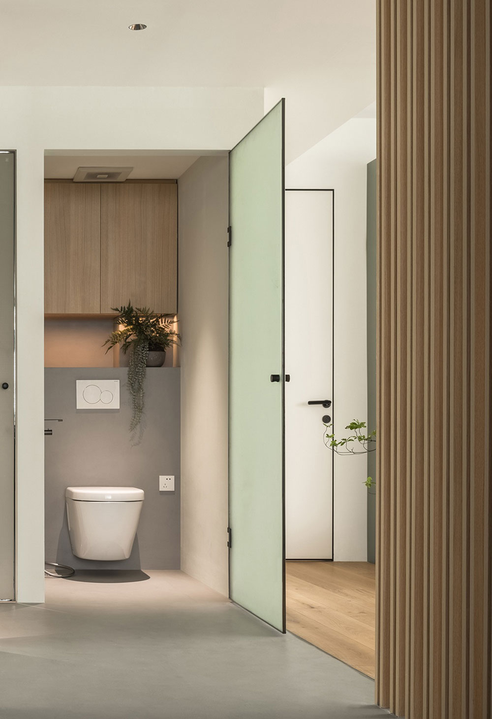 北欧极简风格家庭住宅卫生间装饰装修图