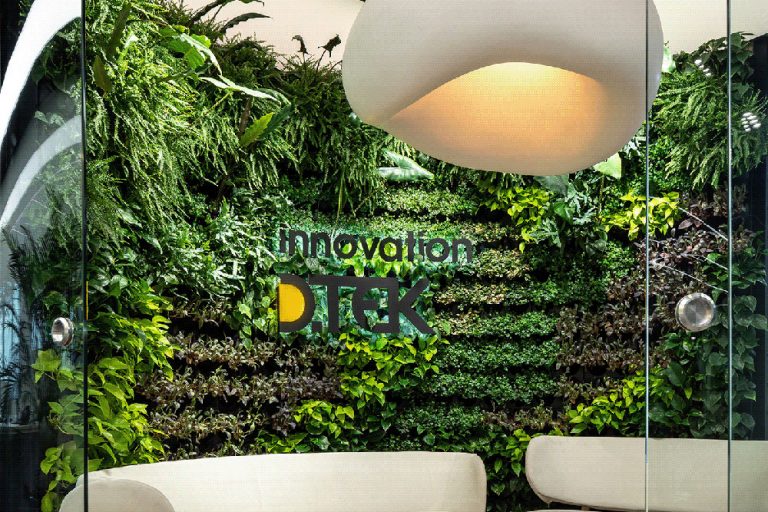 北欧简约风办公场景休闲洽谈区装修图