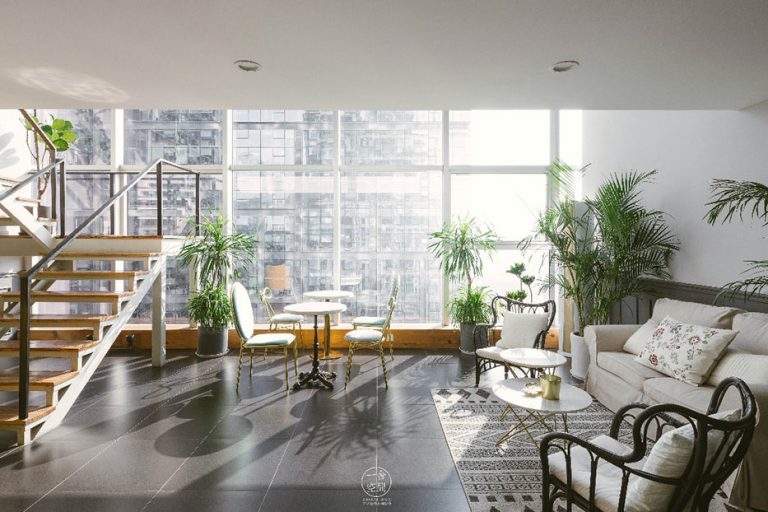 北欧田园风办公室休闲区装饰装修图