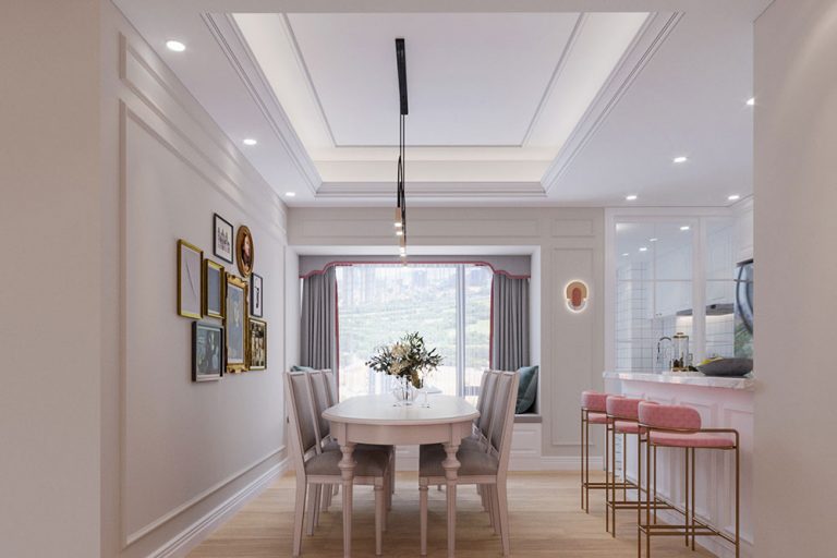 简欧风格家居装修餐厅效果图