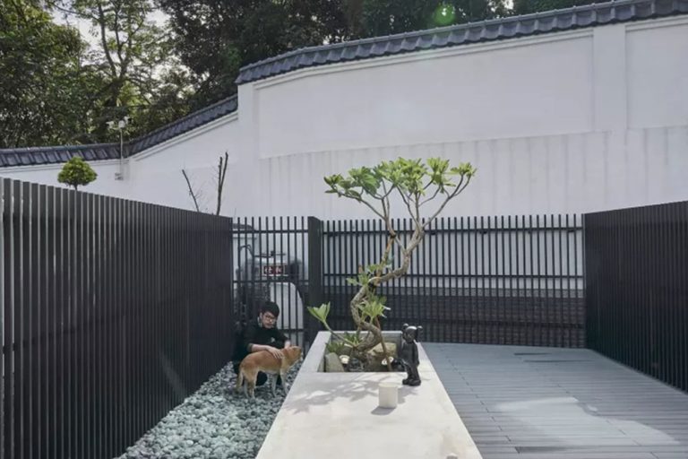 简约风格别墅家居景观庭院效果图