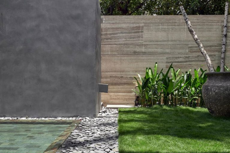 简约风格别墅家装案例绿植庭院效果图