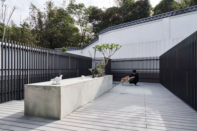 简约风格别墅庭院效果图