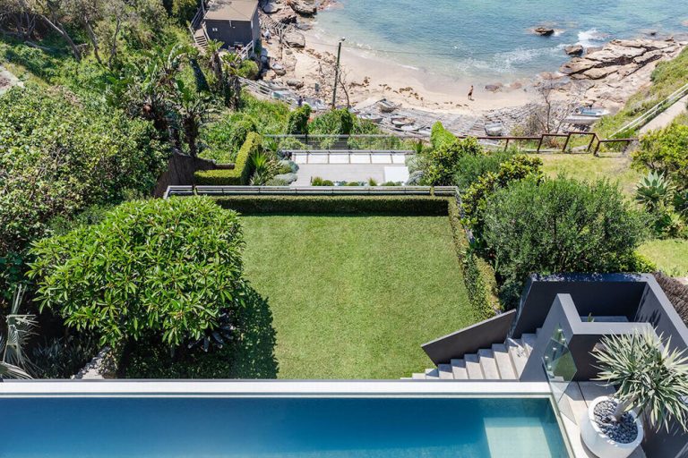 简约风格别墅住宅案例室外庭院休闲区效果图