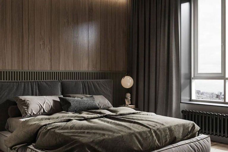 简约风格家居空间主人房设计效果图