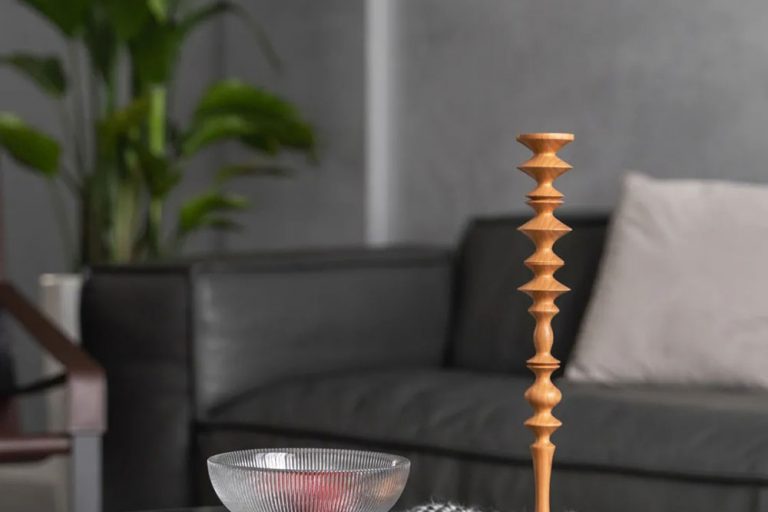 简约风格家居客厅茶几艺术摆件陈设装饰实景图