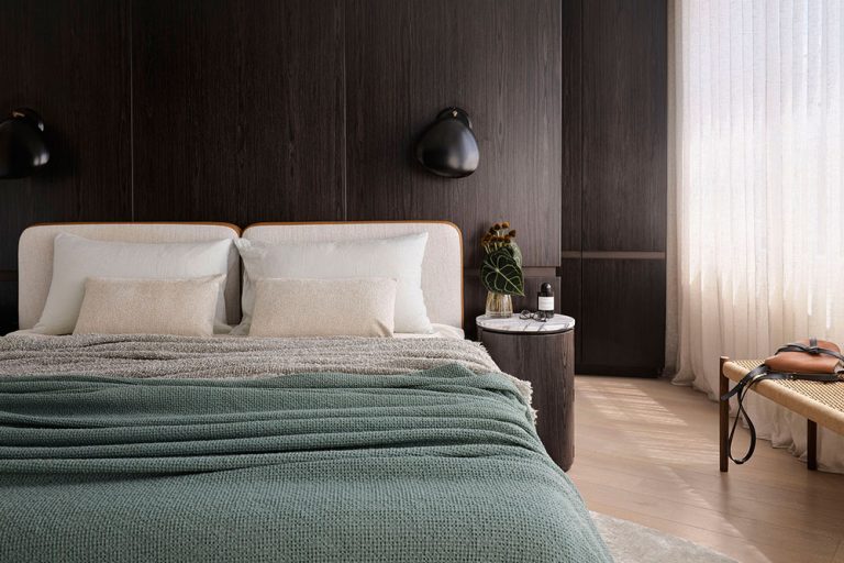 简约分割家居装修设计客卧空间案例效果图