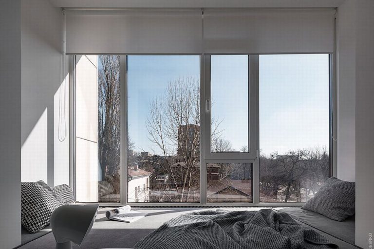 简约风格住宅案例卧室场景效果图