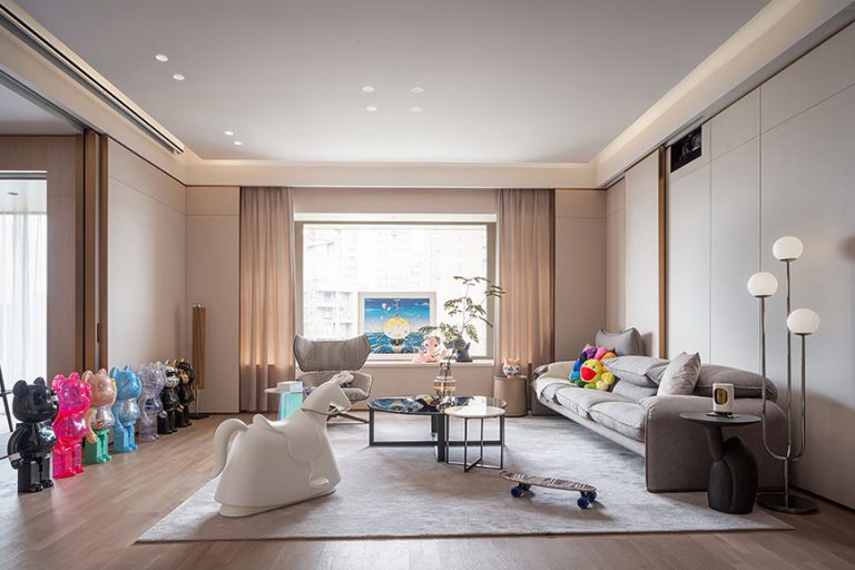 简约风格住宅案例休闲厅效果图