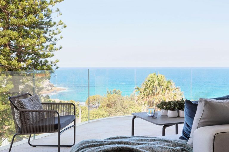 简约风格住宅案例阳台休闲区效果图