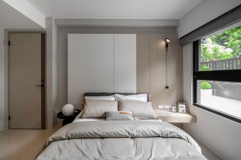 简约风格住宅设计案例卧室空间效果图