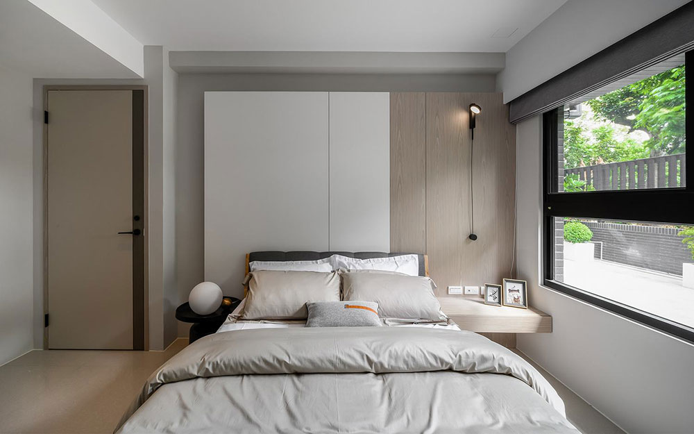 简约风格住宅设计案例卧室空间效果图