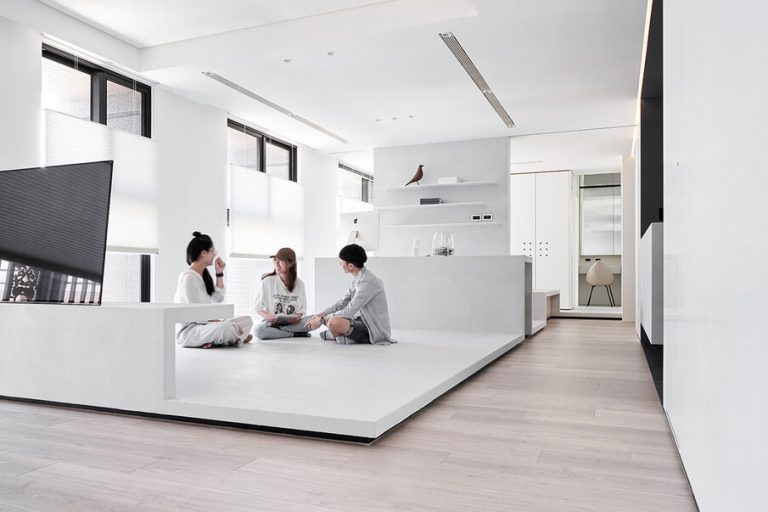 简约风格住宅设计案例休闲厅空间效果图