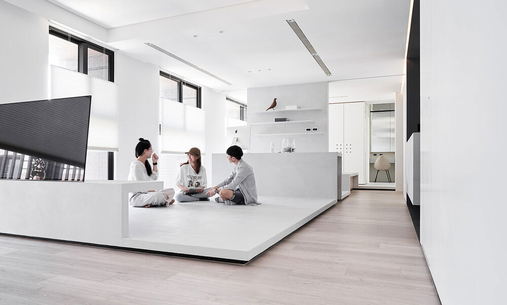 简约风格住宅设计案例休闲厅空间效果图
